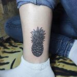 фото тату ананас 24.04.2019 №115 - tattoo pineapple - tattoo-photo.ru