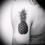 фото тату ананас 24.04.2019 №117 - tattoo pineapple - tattoo-photo.ru