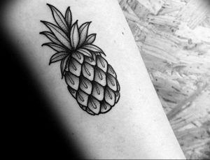 фото тату ананас 24.04.2019 №118 - tattoo pineapple - tattoo-photo.ru