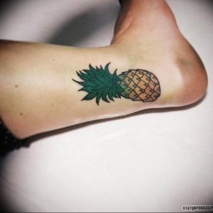 фото тату ананас 24.04.2019 №121 - tattoo pineapple - tattoo-photo.ru