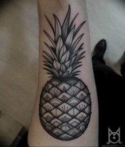 фото тату ананас 24.04.2019 №122 - tattoo pineapple - tattoo-photo.ru