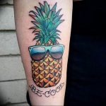 фото тату ананас 24.04.2019 №125 - tattoo pineapple - tattoo-photo.ru