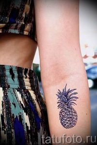 фото тату ананас 24.04.2019 №128 - tattoo pineapple - tattoo-photo.ru