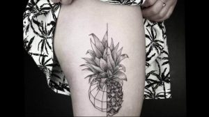 фото тату ананас 24.04.2019 №132 - tattoo pineapple - tattoo-photo.ru