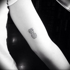 фото тату ананас 24.04.2019 №133 - tattoo pineapple - tattoo-photo.ru