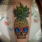 фото тату ананас 24.04.2019 №135 - tattoo pineapple - tattoo-photo.ru