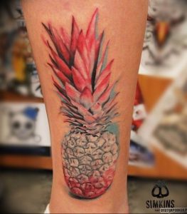 фото тату ананас 24.04.2019 №142 - tattoo pineapple - tattoo-photo.ru