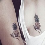 фото тату ананас 24.04.2019 №146 - tattoo pineapple - tattoo-photo.ru