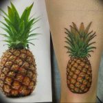 фото тату ананас 24.04.2019 №148 - tattoo pineapple - tattoo-photo.ru