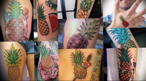 фото тату ананас 24.04.2019 №152 - tattoo pineapple - tattoo-photo.ru