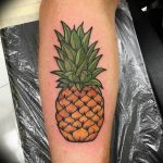 фото тату ананас 24.04.2019 №155 - tattoo pineapple - tattoo-photo.ru