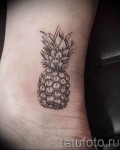 фото тату ананас 24.04.2019 №159 - tattoo pineapple - tattoo-photo.ru