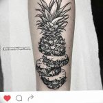 фото тату ананас 24.04.2019 №164 - tattoo pineapple - tattoo-photo.ru