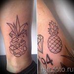 фото тату ананас 24.04.2019 №177 - tattoo pineapple - tattoo-photo.ru