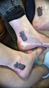 фото тату ананас 24.04.2019 №178 - tattoo pineapple - tattoo-photo.ru