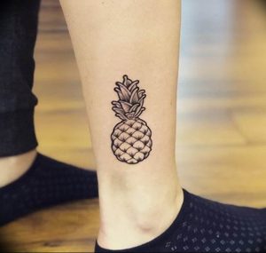 фото тату ананас 24.04.2019 №182 - tattoo pineapple - tattoo-photo.ru