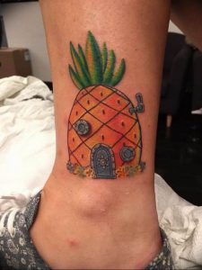фото тату ананас 24.04.2019 №184 - tattoo pineapple - tattoo-photo.ru