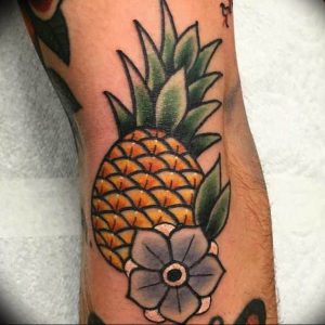 фото тату ананас 24.04.2019 №185 - tattoo pineapple - tattoo-photo.ru