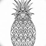 фото тату ананас 24.04.2019 №197 - tattoo pineapple - tattoo-photo.ru
