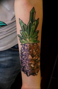фото тату ананас 24.04.2019 №201 - tattoo pineapple - tattoo-photo.ru