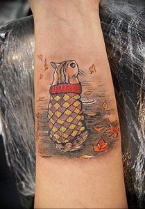 фото тату ананас 24.04.2019 №204 - tattoo pineapple - tattoo-photo.ru