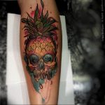 фото тату ананас 24.04.2019 №211 - tattoo pineapple - tattoo-photo.ru