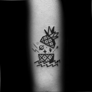 фото тату ананас 24.04.2019 №212 - tattoo pineapple - tattoo-photo.ru