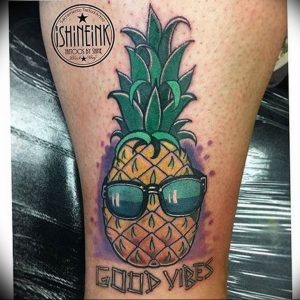 фото тату ананас 24.04.2019 №216 - tattoo pineapple - tattoo-photo.ru
