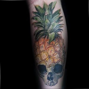 фото тату ананас 24.04.2019 №225 - tattoo pineapple - tattoo-photo.ru