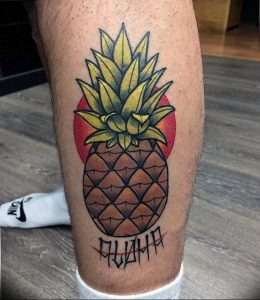 фото тату ананас 24.04.2019 №226 - tattoo pineapple - tattoo-photo.ru