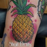 фото тату ананас 24.04.2019 №230 - tattoo pineapple - tattoo-photo.ru