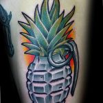 фото тату ананас 24.04.2019 №237 - tattoo pineapple - tattoo-photo.ru