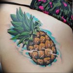 фото тату ананас 24.04.2019 №238 - tattoo pineapple - tattoo-photo.ru