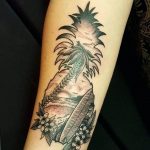 фото тату ананас 24.04.2019 №255 - tattoo pineapple - tattoo-photo.ru
