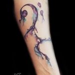 фото тату басовый ключ 01.05.2019 №012 - tattoo bass clef - tattoo-photo.ru