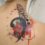 фото тату басовый ключ 01.05.2019 №051 - tattoo bass clef - tattoo-photo.ru