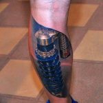 фото тату биомеханика 3д 06.04.2019 №016 - 3d biomechanics tattoo - tattoo-photo.ru