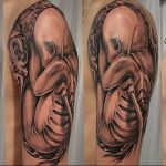 фото тату биомеханика 3д 06.04.2019 №037 - 3d biomechanics tattoo - tattoo-photo.ru