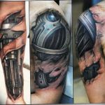 фото тату биомеханика 3д 06.04.2019 №043 - 3d biomechanics tattoo - tattoo-photo.ru