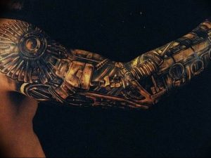 фото тату биомеханика 3д 06.04.2019 №070 - 3d biomechanics tattoo - tattoo-photo.ru