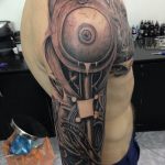 фото тату биомеханика 3д 06.04.2019 №075 - 3d biomechanics tattoo - tattoo-photo.ru