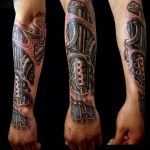 фото тату биомеханика 3д 06.04.2019 №090 - 3d biomechanics tattoo - tattoo-photo.ru