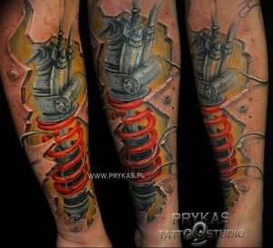 фото тату биомеханика 3д 06.04.2019 №107 - 3d biomechanics tattoo - tattoo-photo.ru