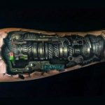 фото тату биомеханика 3д 06.04.2019 №108 - 3d biomechanics tattoo - tattoo-photo.ru