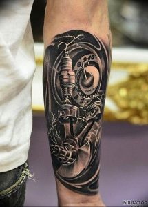 фото тату биомеханика 3д 06.04.2019 №116 - 3d biomechanics tattoo - tattoo-photo.ru