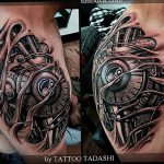 фото тату биомеханика 3д 06.04.2019 №130 - 3d biomechanics tattoo - tattoo-photo.ru