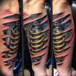 фото тату биомеханика 3д 06.04.2019 №137 - 3d biomechanics tattoo - tattoo-photo.ru