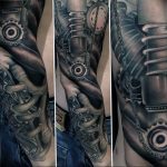 фото тату биомеханика лучшие 06.04.2019 №002 - tattoo biomechanics best - tattoo-photo.ru