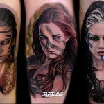 фото тату воин женщина амазонка 17.04.2019 №008 - tattoo woman warrior - tattoo-photo.ru