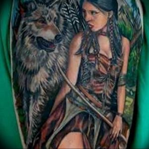 фото тату воин женщина амазонка 17.04.2019 №013 - tattoo woman warrior - tattoo-photo.ru